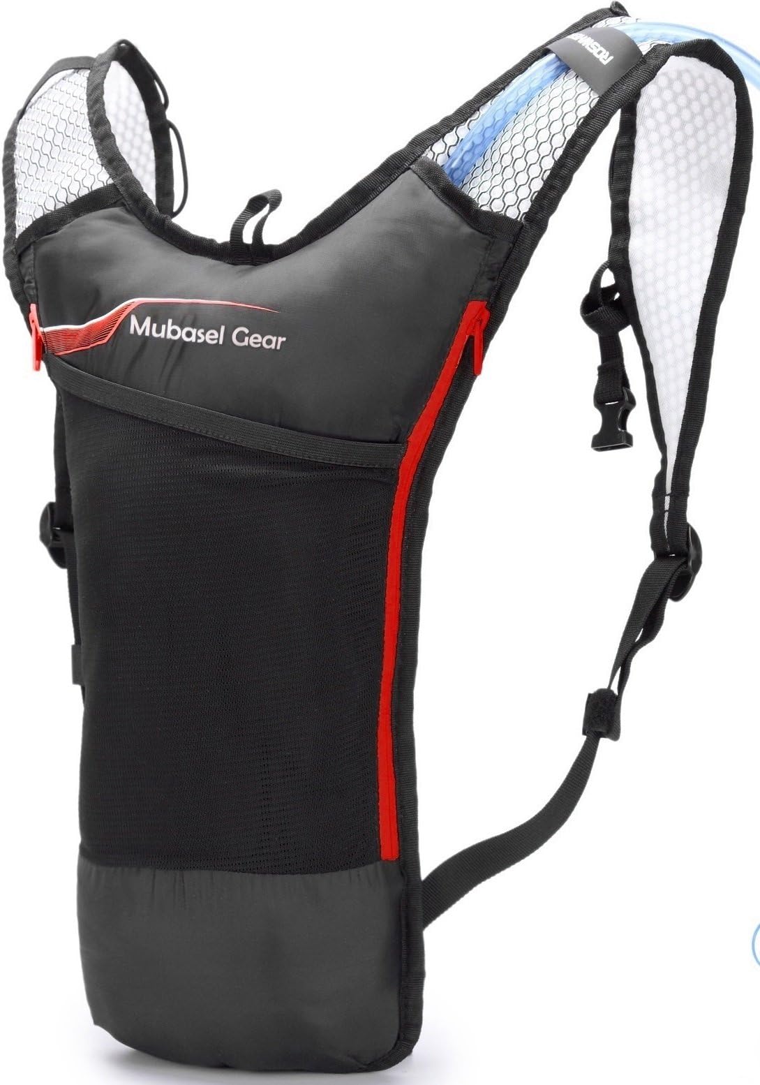 Hydration Backpack Pack with 2L BPA Free Bladder - Lightweight Pack Keeps Liquid Cool Up to 4 Hours - Great Storage Compartments - Outdoor Sports Gear for Running Hiking Cycling Skiing