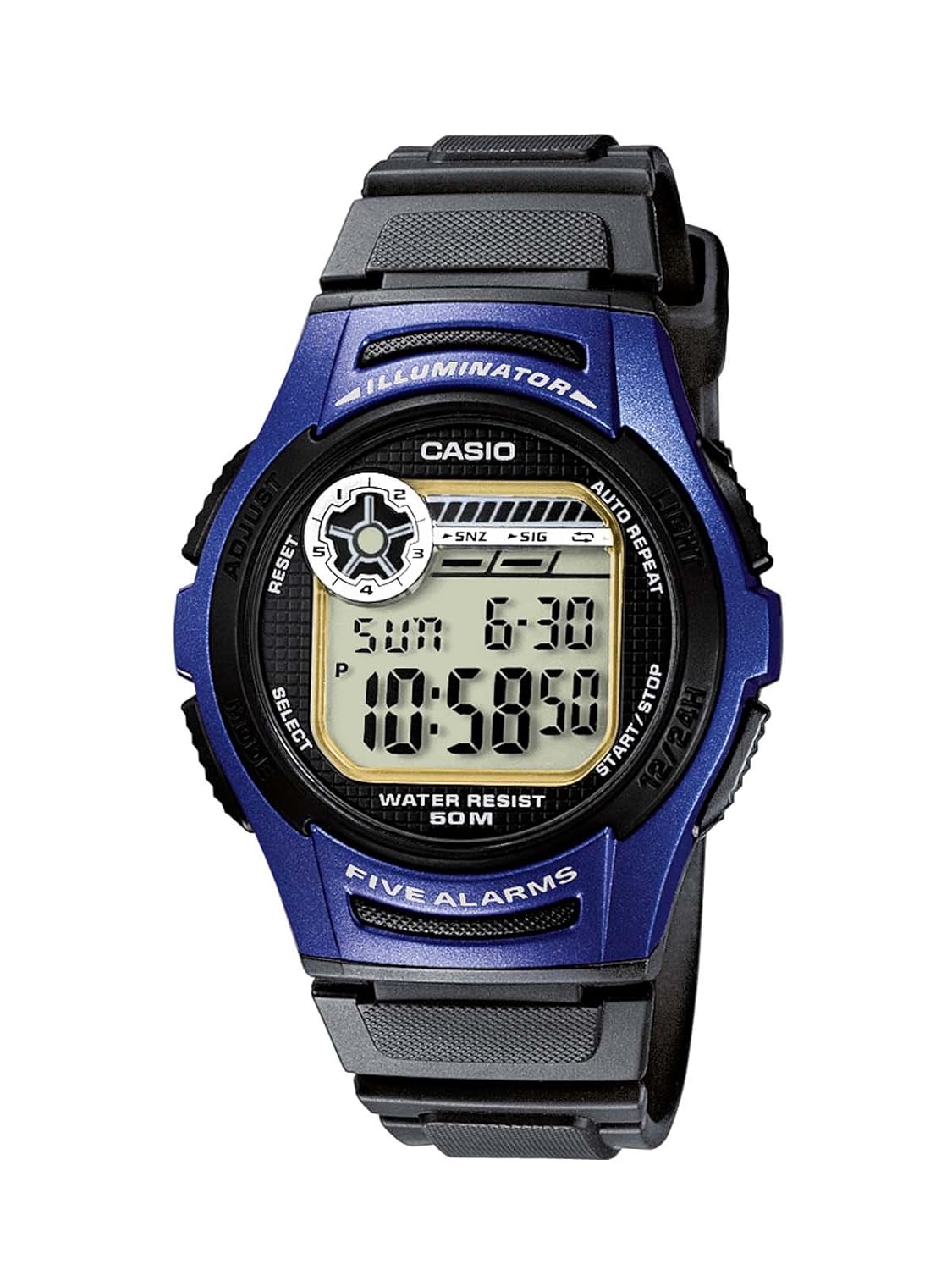 Casio Collection Reloj Digital para Hombre con Correa de Resina – W