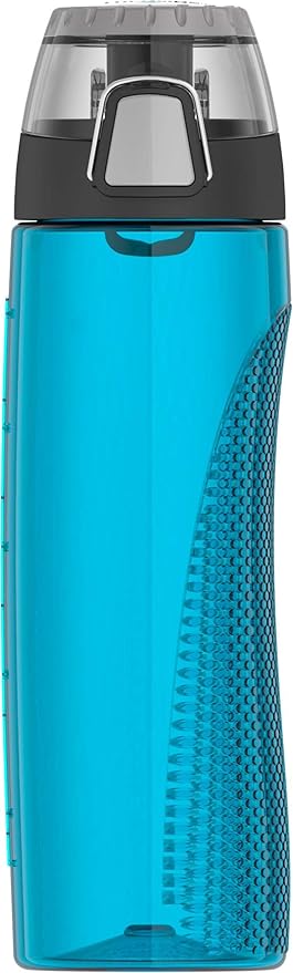 THERMOS 24 Ounce Tritan Hydration Bottle with Meter, Teal