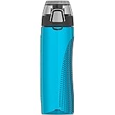 Thermos Intak 24-Ounce Tritan Hydration Bottle with Meter (Teal), One Size,