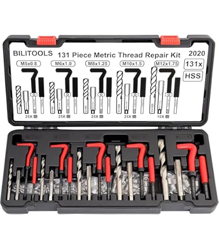 Helicoil Thread Repair Kit - 10-24 Size For Stripped Threads (5521-3)