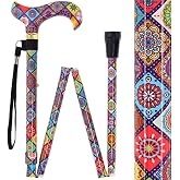 Royal RC Canes Walking Sticks for Men and Women - Stylish Designer Fashionable Adjustable Derby Canes - Lightweight Aluminum Cool Walking Sticks with HD Patterns