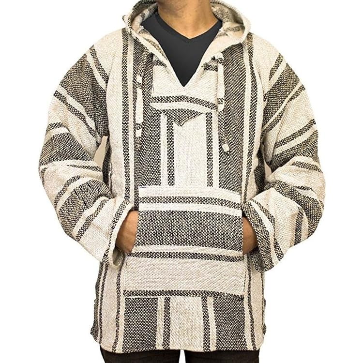 Amazon.com: Del Mex Mexican Baja Hoodie Sweatshirt Pullover