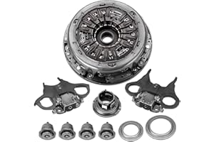 YEHERIT 6DCT250 DPS6 Auto Transmission Clutch Kit with Clutch Release Fork Lever Compatible with Dual Ford Focus 2011-up/Fiesta 2012-up/B-MAX/EcoSport Replace# 602000800
