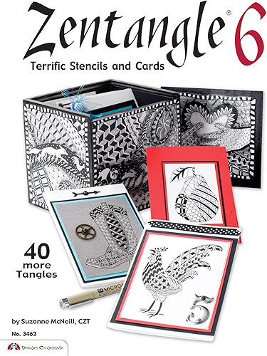Download Zentangle 6: Terrific Stencils and Cards (Design Originals Book 3462) (English Edition) PDF