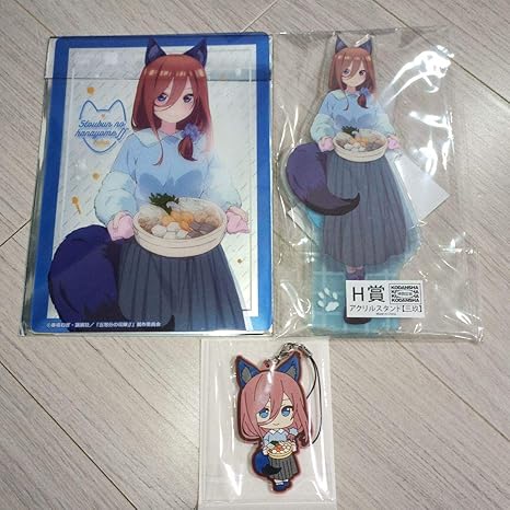 Amazon Co Jp きゃらっとくじ五等分の花嫁 三玖セット H賞 K賞 L賞 ホビー 通販