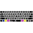 HRH Logic Pro X Shortcuts Hotkey Silicone Keyboard Cover Skin for MacBook Pro with Touch Bar 13 Inch and 15 Inch(A2159/A1989/A1706,A1990/A1707) 2019 2018 2016 2017 Release US Version