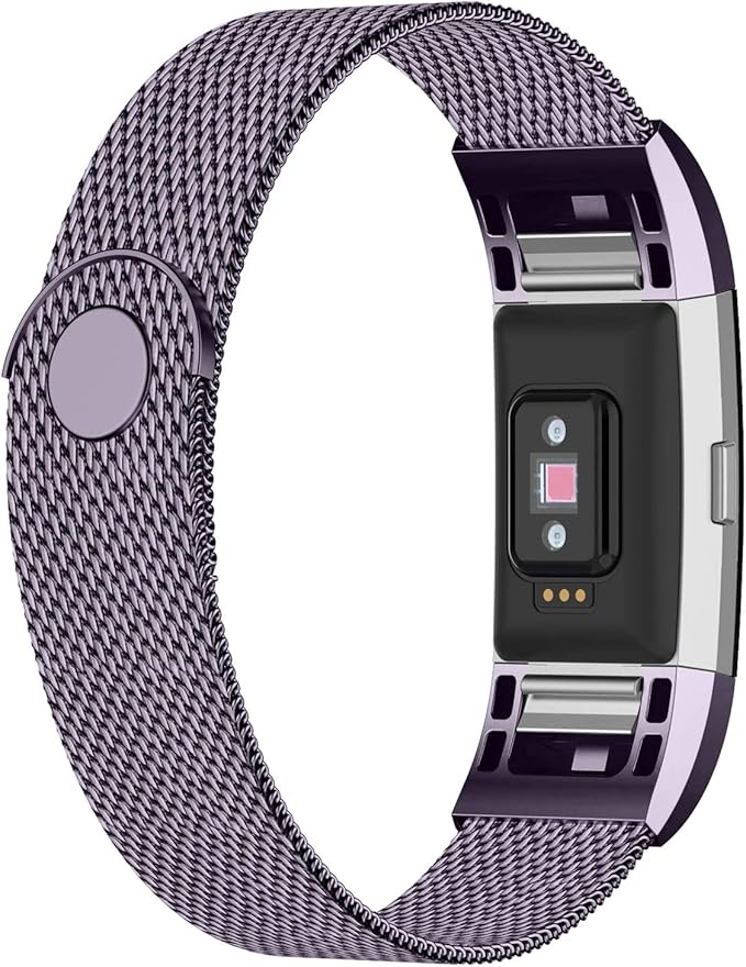 iGK ErsatzArmband für Fitbit Charge 2, Edelstahl, mit einzigartigem