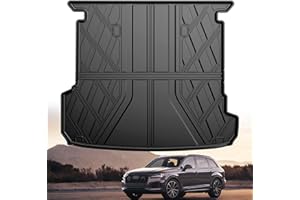 IKABEVEM Original 2017-2024 2025 Q7/SQ7 Cargo Liner for Audi Q7 All Models - Custom Fit All Weather Protection Trunk Mat - 3D Shaped Laser Measured Cargo Mat for Audi Q7 2017-2025