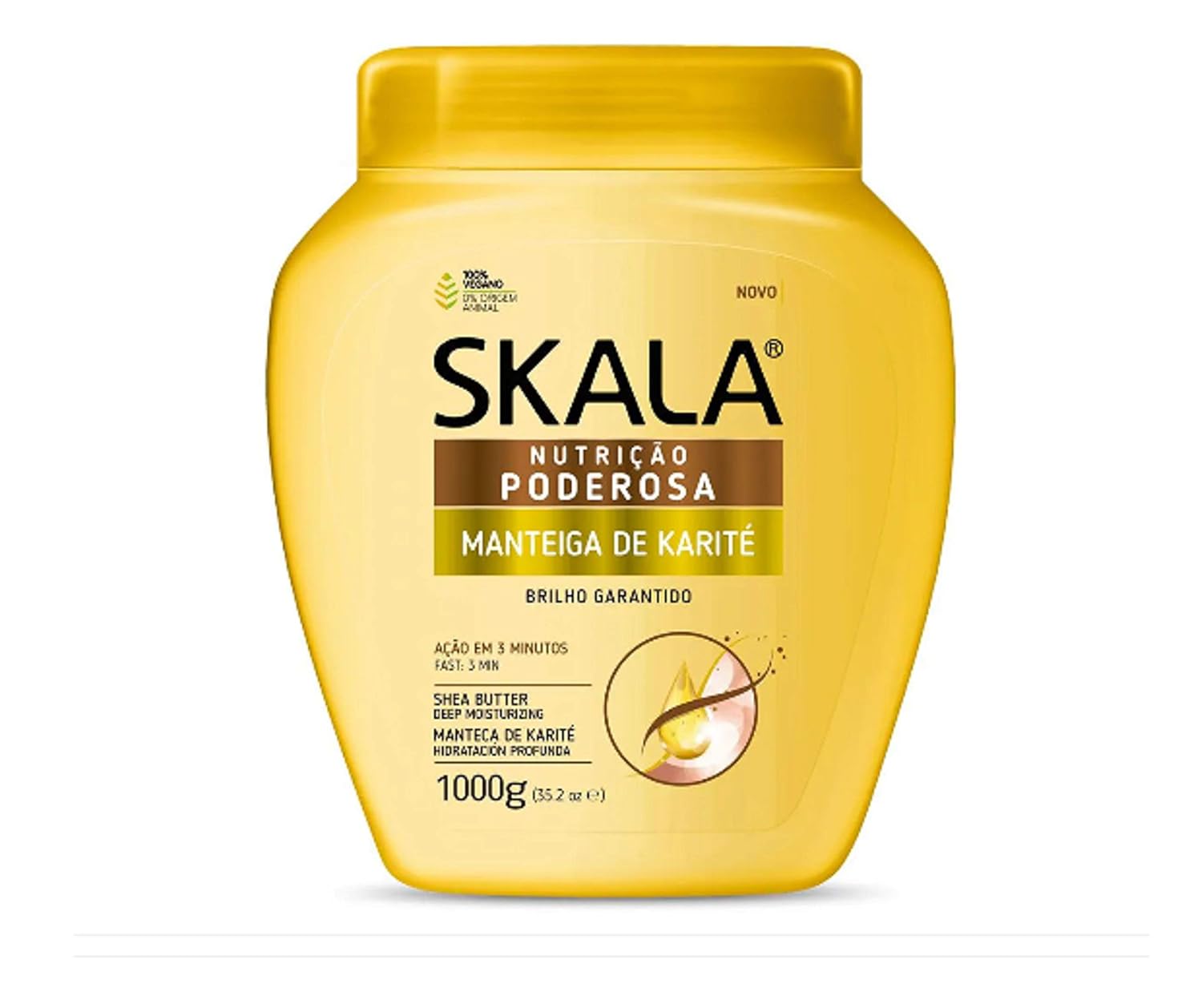 Amazon Com Skala Brazilian Hair Treatment Cream Shea Butter 35oz