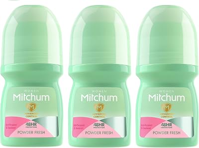 Mitchum Roll On Powder Fresh 50ml Pack Of 3