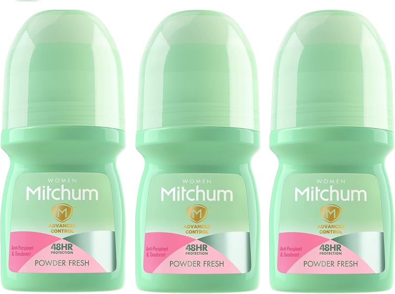 Mitchum Roll On Powder Fresh 50ml Pack Of 3