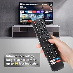 for Hisense-TV-Remote Replacement, Universal Remote