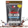 PhysiVantage Supercharged Collagen Peptides Powder - Hydrolyzed Collagen for Joint, Tendon, Ligament, & Skin Health Support - Chocolate, Keto, Paleo, 16oz | Enhanced with Vitamin C, BCAAs, Grass-Fed