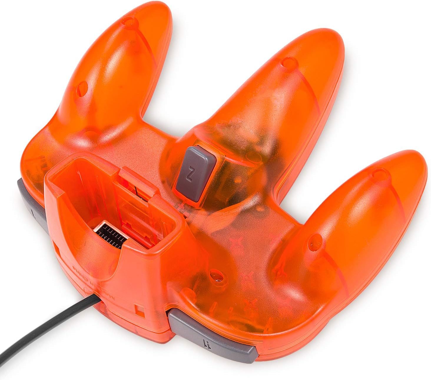miadore Classic 64 Controller Joystick Remote for N64 Video Game System N64 Console-Clear Orange: Computers & Accessories