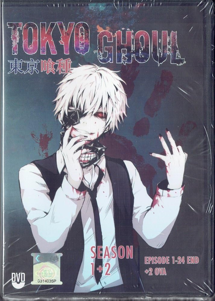 TOKYO GHOUL (SEASON 1 + 2) - COMPLETE TV SERIES DVD BOX SET ( 1-25 EPISODES )