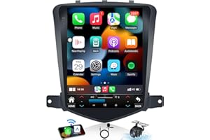 JUFODRCA 4Core + 64GB Android 13 Upgrade Car Radio for Chevrolet Chevy Cruze 2009-2015: 10.4 Inch 1024 * 768 HD IPS Tesla Style Touchscreen Stereo Wireless Carplay Andriod Auto Backup Camera GPS 5G WiFi FM