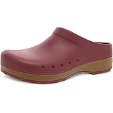 Dansko Kane Slip-On Mule Clog for Women - Lightweight Cushioned Comfort and Removable EVA Footbed with Arch Support - Easy Clean Uppers