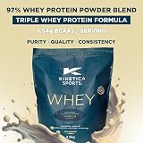 Kinetica Whey Protein Powder Vanilla 4.5 Kg 130 Servings 23g Protein view 2