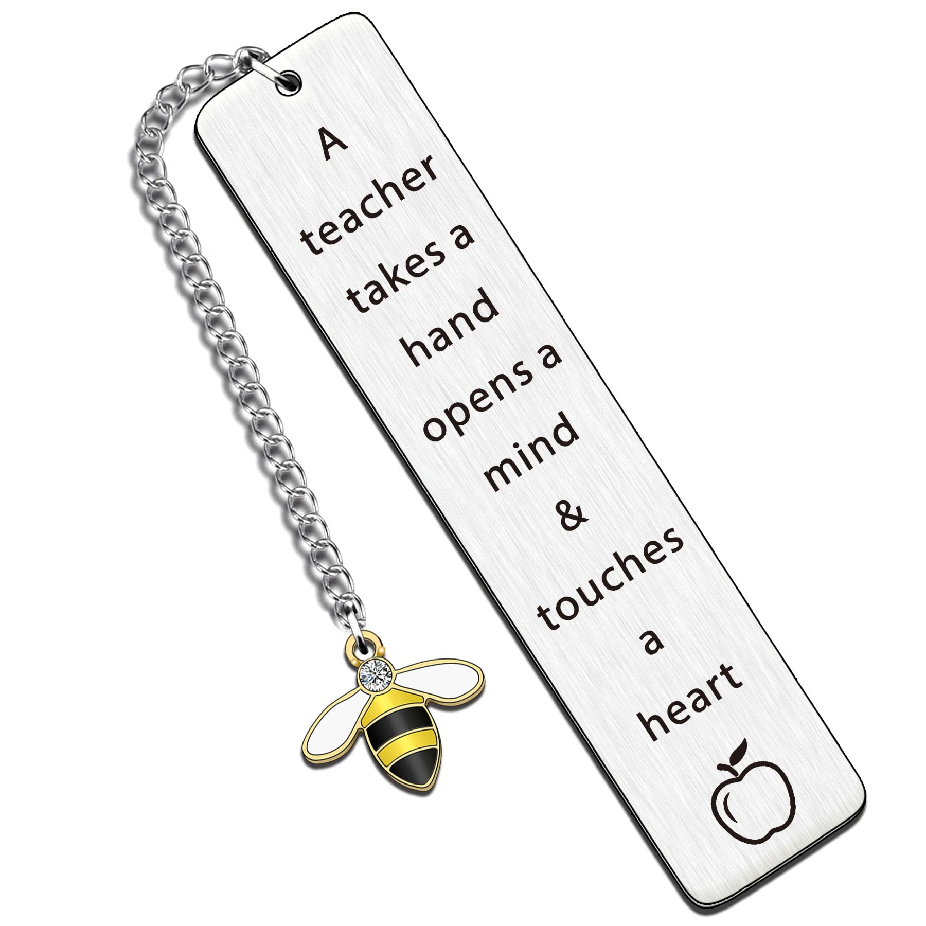 SMARGO Teacher Bookmark Metal Bookmark Teacher Appreciation Gifts Thank You Gifts from Students Graduation Gift Special Teacher Gifts for Women Men