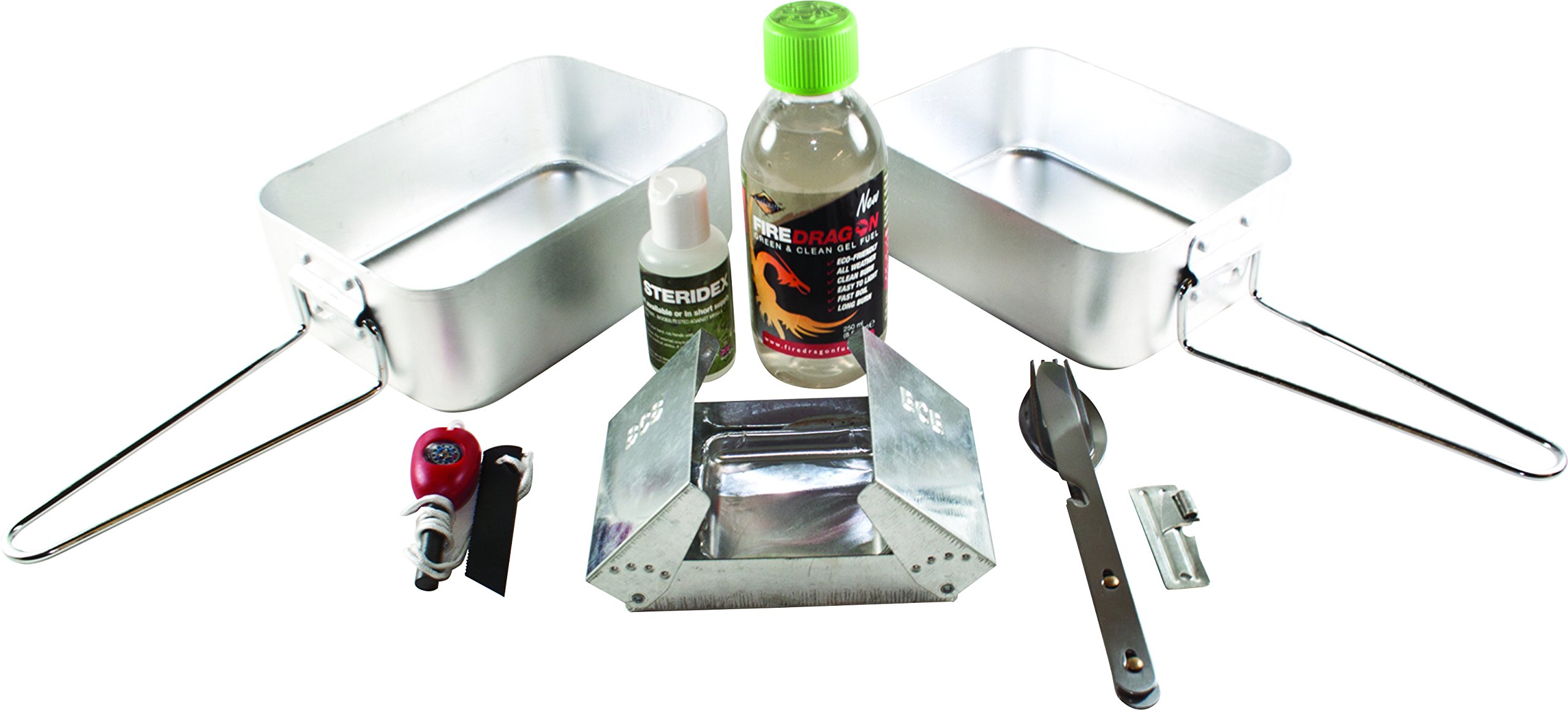 BCB 9-Piece Outdoor Cooking Set - Silver