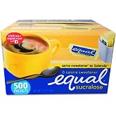 Equal Zero Calorie Sweetener, 0.035 oz 500 Count(Pack of 1) (Packaging May Vary)