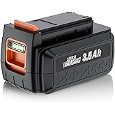 Maxofpowr 40V 3.5Ah Lithium Battery Replacement for Black and Decker LBX2040 LBXR36 LBXR2036 LST540 LCS1240 LBX1540 LST136W Compatible with Black and Decker All 40V Power Tools and Charger