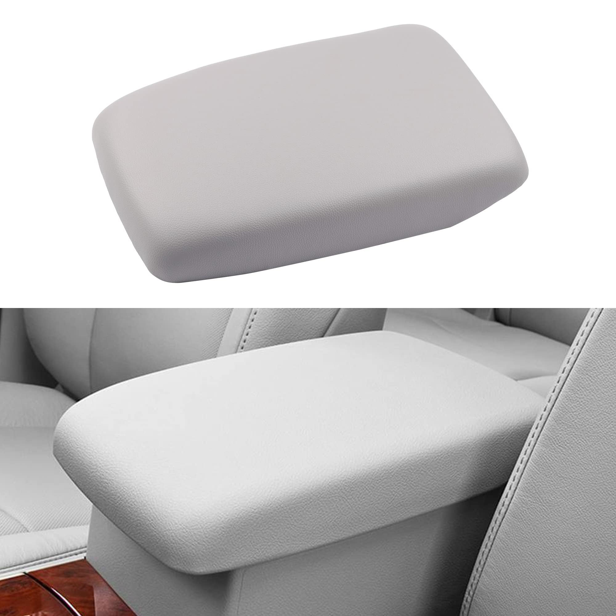 Photo 1 of Dasbecan Center Console Armrest Cover Lid kit Compatible with 2008 2009 2010 2011 2012 2013 Toyota Highlander Gray