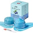 ANAI RUI Lip Therapy Set, Lip Scrub & Lip Mask, Overnight Moisturizing Lip Care Kit, Suagr Lip Exfoliator and Lip Sleeping Mask for A Soft Lips, Lip Gift Set for Dry, Chapped, Dark Lips, Blueberry