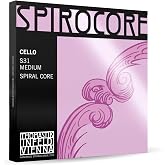 Thomastik-Infeld Spirocore Cello Strings Set 4/4 Size - Flexible Set with Exceptional Sound and Bow Response - Durable and Versatile Cello Strings 4/4 Full Set - Globally Recognized