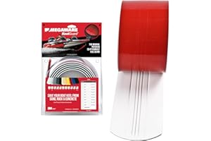 MEGAWARE KEELGUARD Megaware - Self-Adhesive DIY Keel Guard for Fiberglass and Specific Aluminum Boats - Protects from Rocks and Oyster Beds - 9 Kit Sizes - 5 Inches Wide (12 Assorted Colors)