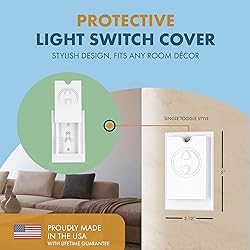 HomeStar Safety Light Switch Guard | Single Toggle