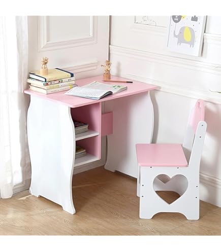 Child S Ergonomic Height Adjustable Study Desk And Chair At Alice