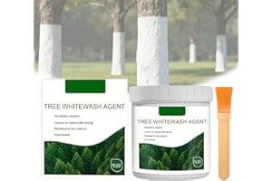 Tree Trunk Paint – Long-Lasting Tree Whitewash Agent, Protective Trees Trunk Paint for Fruit Trees,Sun & Frost Damage Prevent