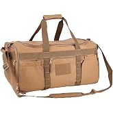 Greencity 40L 3-in-1 Gym Duffle Backpack with Shoe Compartment (Coyote)