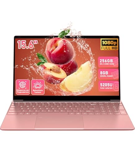 Amazon.com: HP 15 Laptop in Blush Pink Ryzen 5 8GB 256GB SSD 15.6