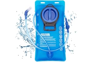 JOYHILL TPU Hydration Bladder,1.5L 2L 3L Water Bladder for Hiking Backpack BPA Free Leak Proof Hydration Pack