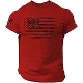 Rogue Style Distressed American Flag Men T Shirt – USA