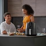 Ninja Air Fryer 3.8L 4-in-1 Non-Stick Digital, Grey & Black AF100UK view 5