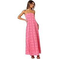 Kenna Strapless Maxi Dress - Butter Yellow S at Amazon Women's Clothing  store