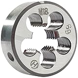 Aceteel M18 x 2.5 Metric Round Die, Machine Thread