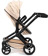 Bayer Design XEO Convertible Doll Pram 46cm Baby Doll Pushchair Beige view 4