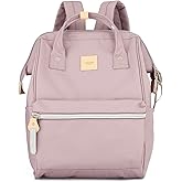 Himawari Laptop Backpack, Stylish Eco-Friendly Canvas, 11"x16"x6.3", Large Capacity, Multi-Functional with USB Port, Padded Back Panel, Adjustable Shoulder Straps