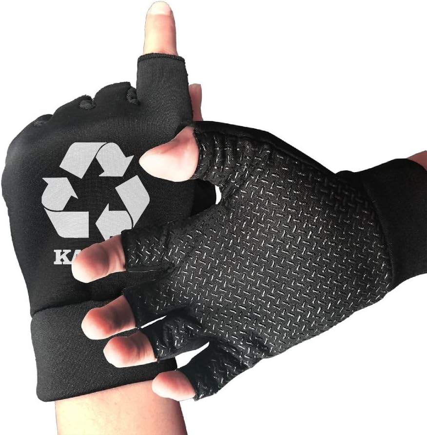 Kooiico Je Suis Charlie Paris Gym Gloves For Bicycle Cross Training Workout Best For Men & Women