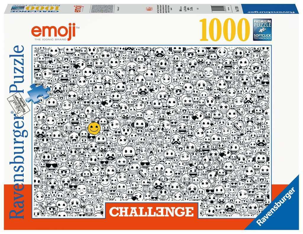 RAVENSBURGER PUZZLE 17292 - Emoji Challenge - 1000 Pieces Emoji Puzzle for Adults and Children from 14 Years