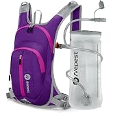 Nepest Hydration Pack Backpack with 2L Water Bladder Reflective Lightweight | Water Pack, Hydropack bag for Hiking, Running, Biking, Cycling, Wear-resistant, Adjustable