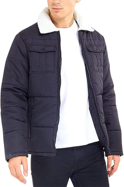 nike borg padded jacket