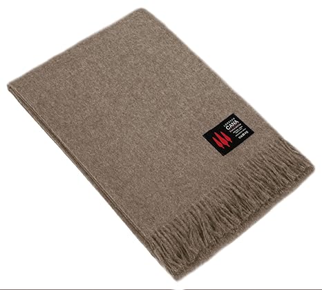 Lorenzo Cana High End Luxus Alpakadecke aus 100% Alpaka - Wolle vom Baby - Alpaka flauschig weich Decke Wohndecke Sofadecke T