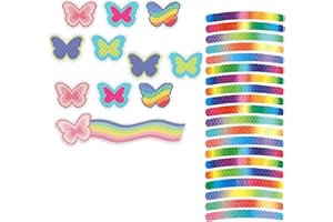 Xiaozuoyue 31-Piece Reflective Stickers Set for Bicycles, Helmets & Kids' Bikes – High Visibility, Waterproof, Durable & Easy