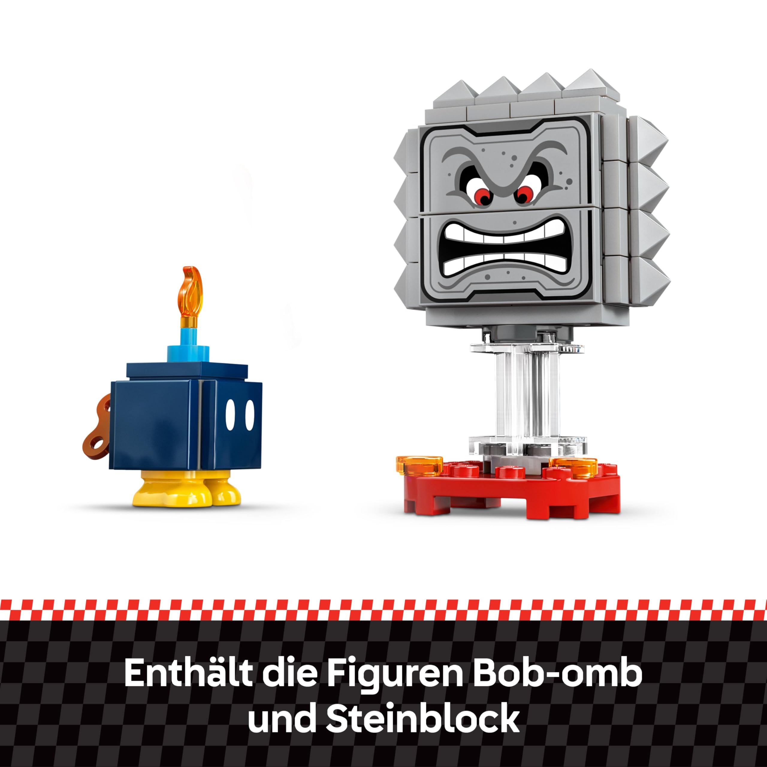 LEGO Mario Kart - Interaktiver Mario & Standard-Kart - Nintendo Spielzeug - Spiel Rennstrecke mit Auto, 3 Figuren, Podium & Barrieren - Gamer Geschenk für Jungen & Mädchen ab 7 Jahren - 72043 7